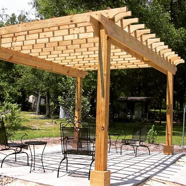 برجولات خشبية