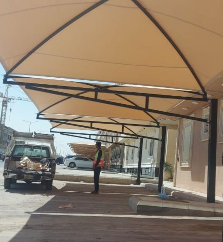 تركيب مظلات مواقف سيارات في مكة