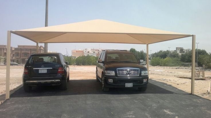 مظلات سيارات ثابتة