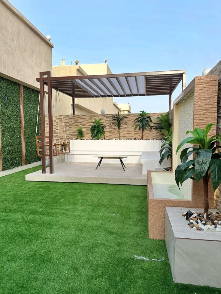 تنسيق حدائق فلل