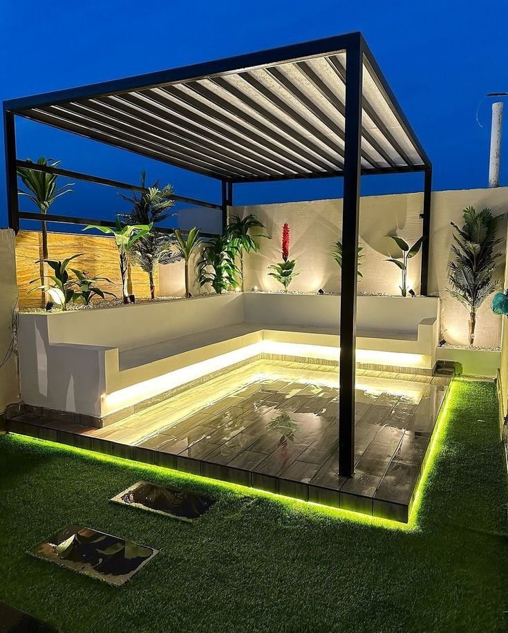 تركيب برجولات حدائق مكة