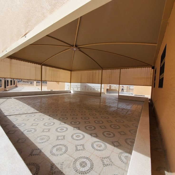 مظلات خارجية قماش مكة