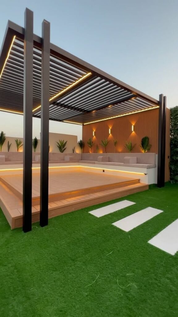 تركيب برجولات حدائق مكة