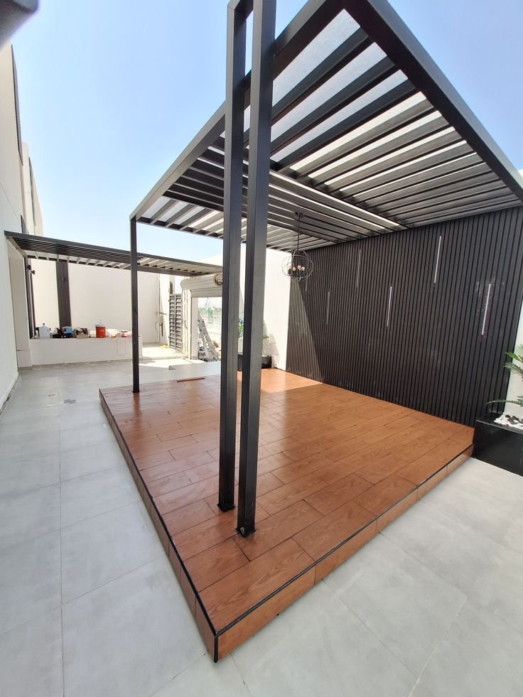 تركيب برجولات حدائق مكة