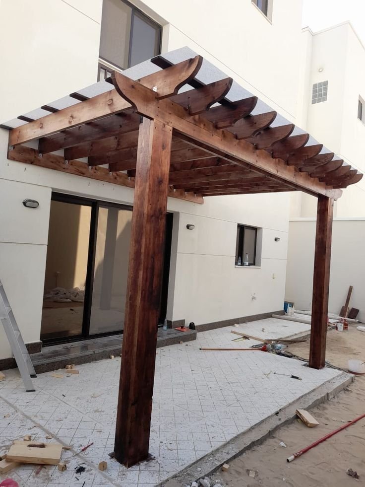 برجولات خشبية