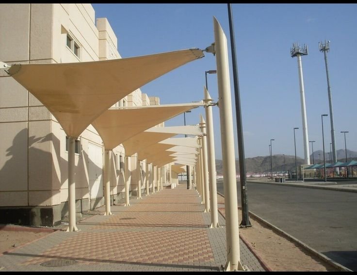 مظلات شد إنشائي مكة 