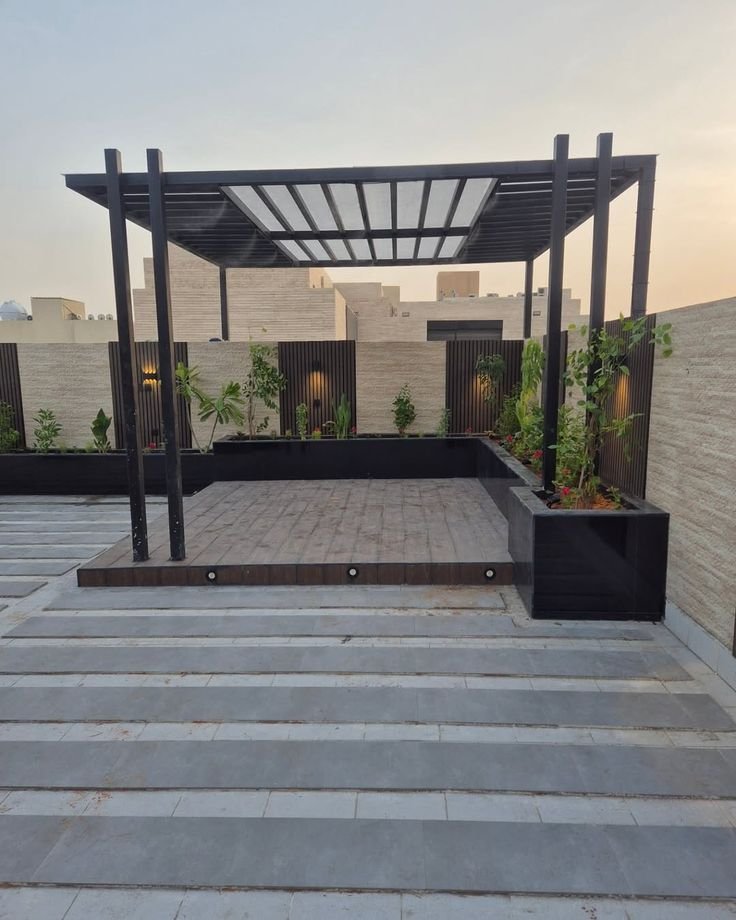 تركيب برجولات حدائق مكة