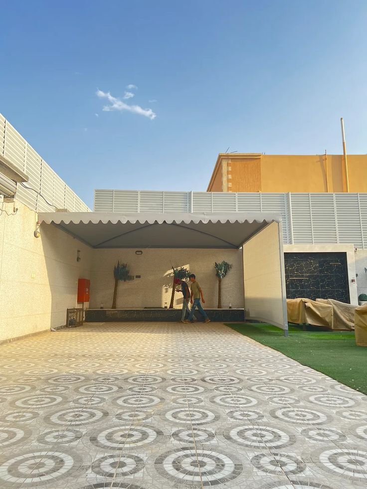 تفصيل مظلات منازل مكة