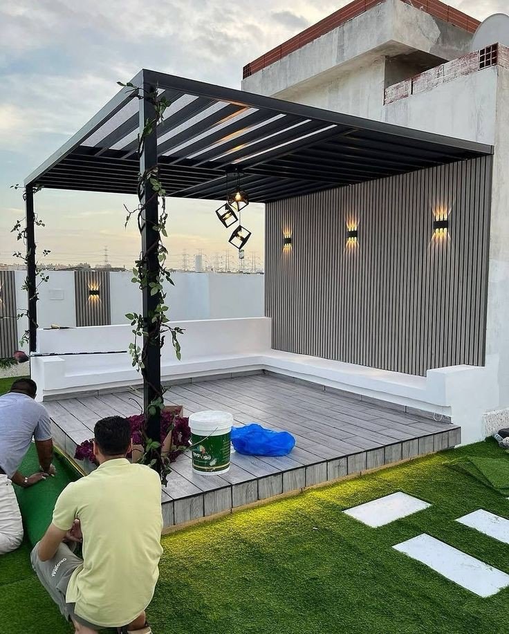 مظلات اسطح مقاومة للرياح