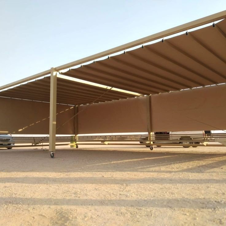 مظلات سيارات متحركة