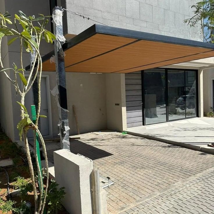 تصميم مظلات خشبية مكة