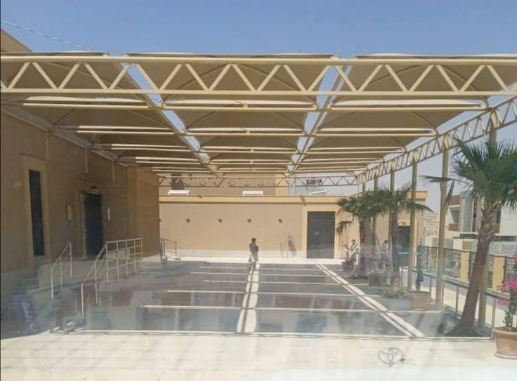  تركيب مظلات مدارس حي الرصيفة مكة