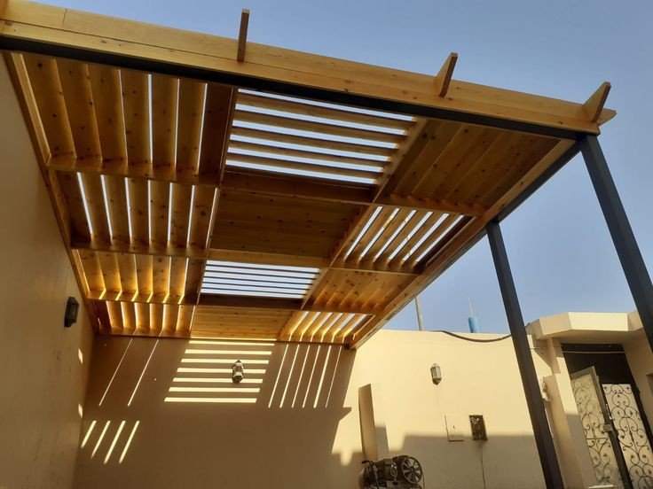 تركيب برجولات خشبية ولي العهد مكة بأحدث الأساليب