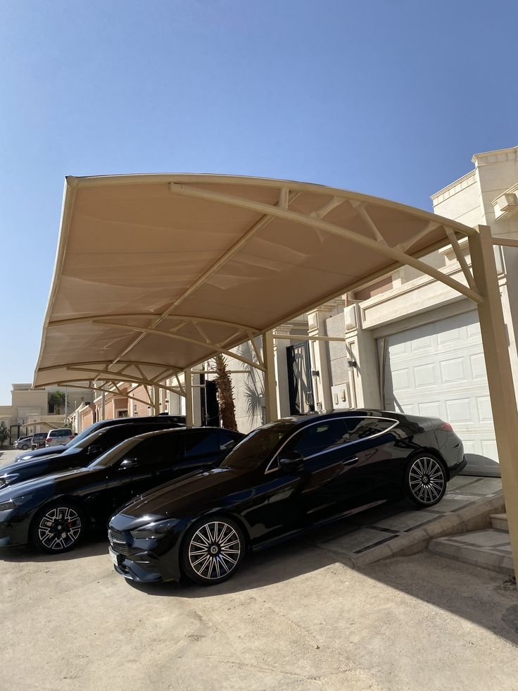 مظلات سيارات بولي إيثيلين مكة