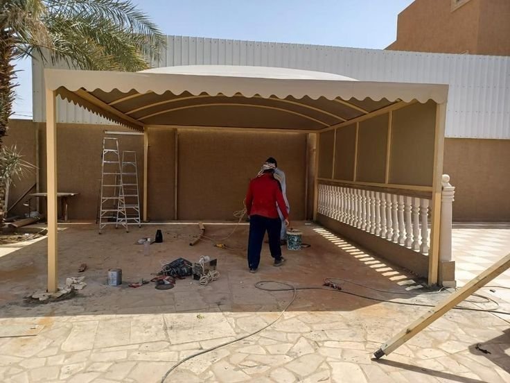 أسعار مظلات السيارات في حي التنعيم