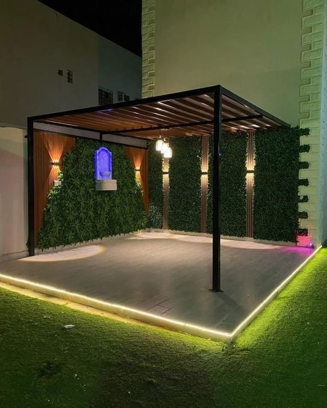 مظلات حدائق مكة بتصميم حديث