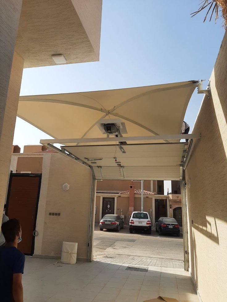 مظلات PVC للأحواش مقاومة للعوامل الجوية بمكة