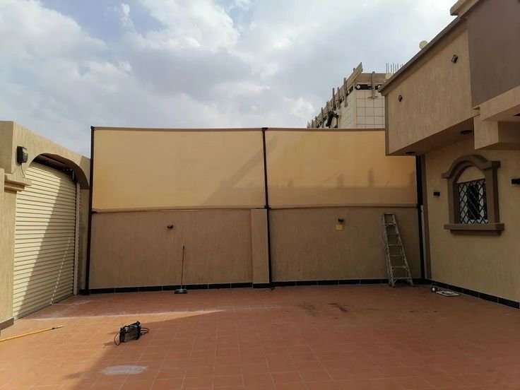 سواتر قماش بألوان متنوعة تناسب الواجهات
